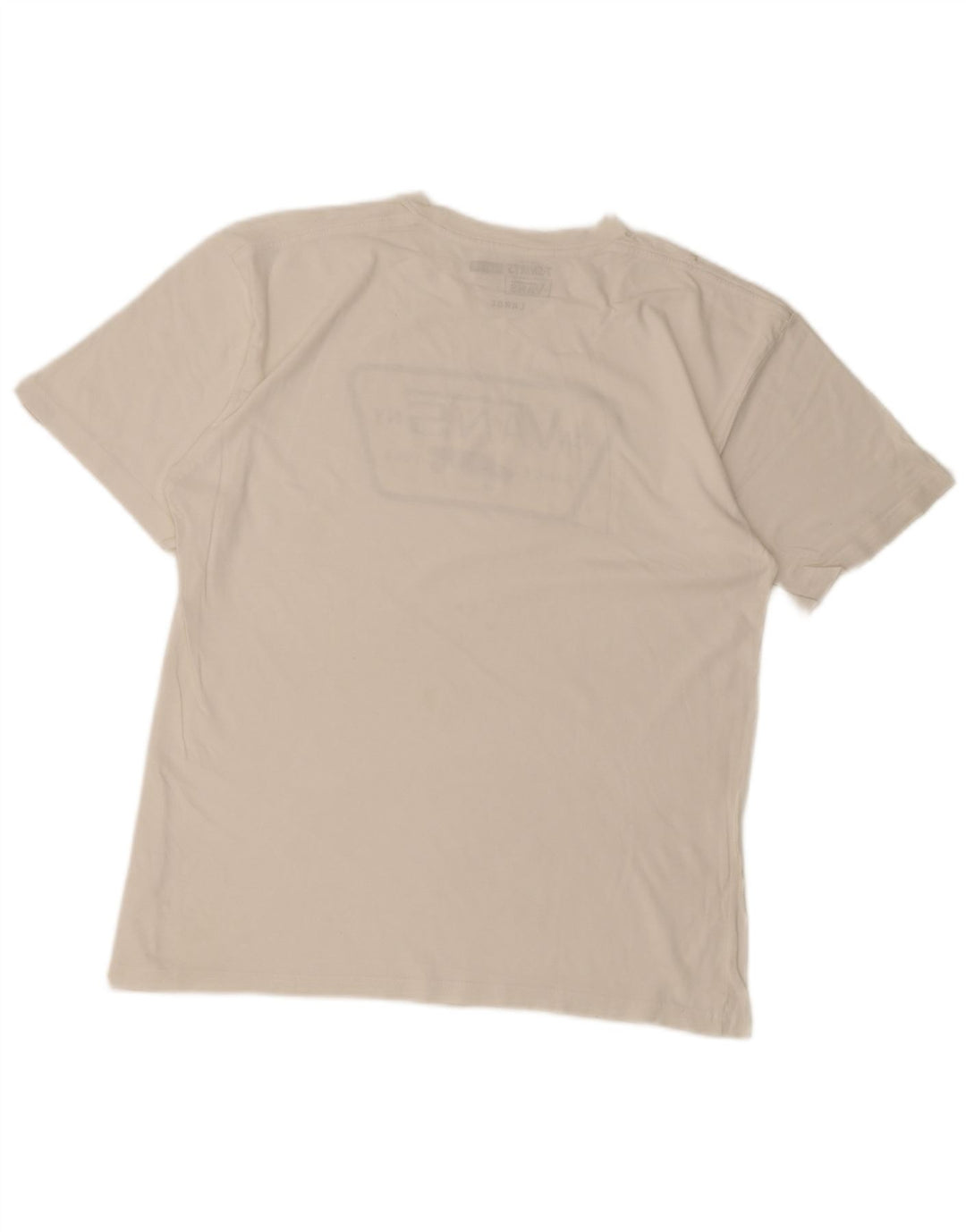 Vans Herren-T-Shirt mit Grafik, Größe L, aus weißer Baumwolle