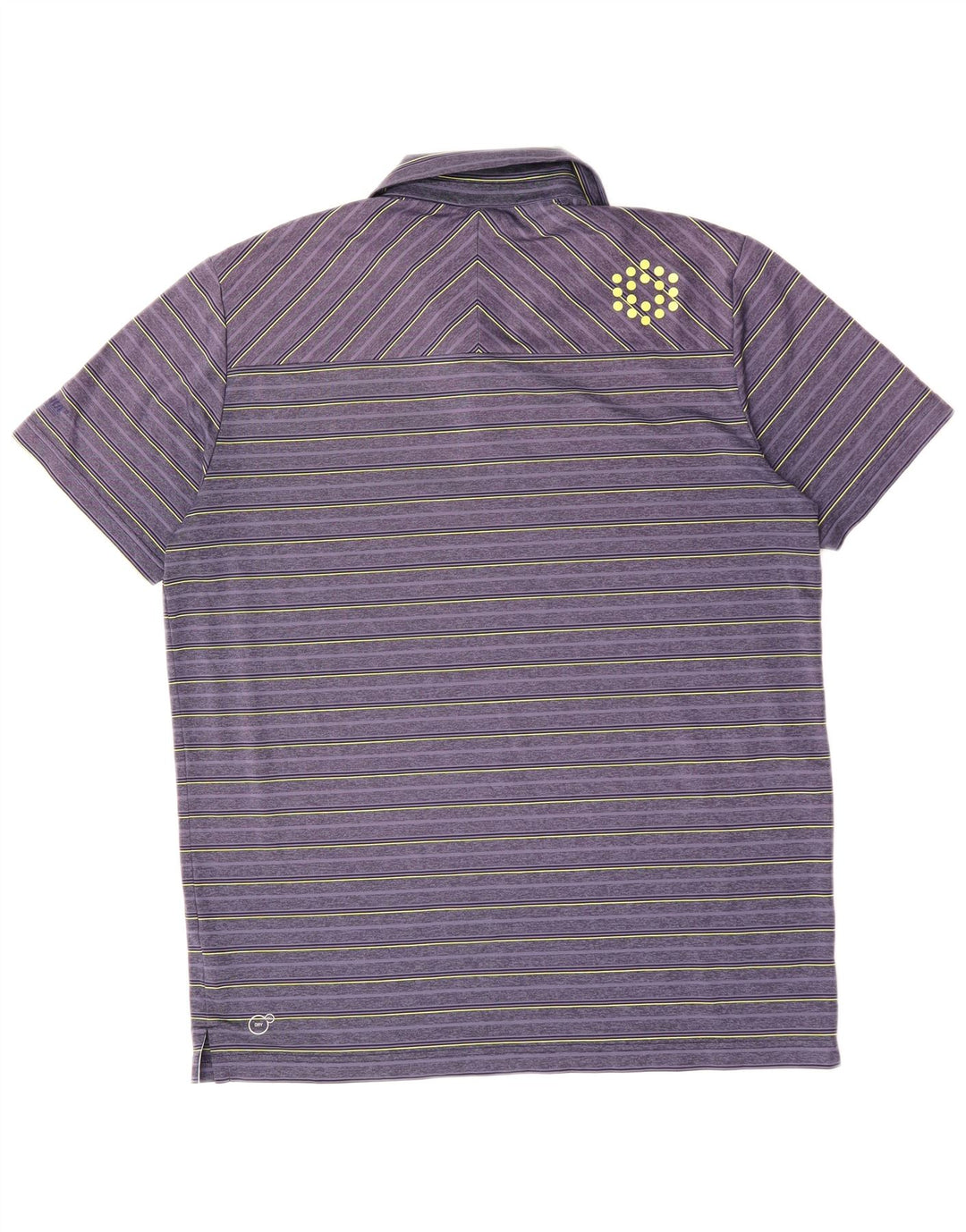 PUMA Herren Poloshirt groß lila gestreift