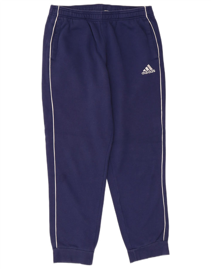 ADIDAS Herren-Trainingshose, Jogginghose, groß, marineblau, Baumwolle