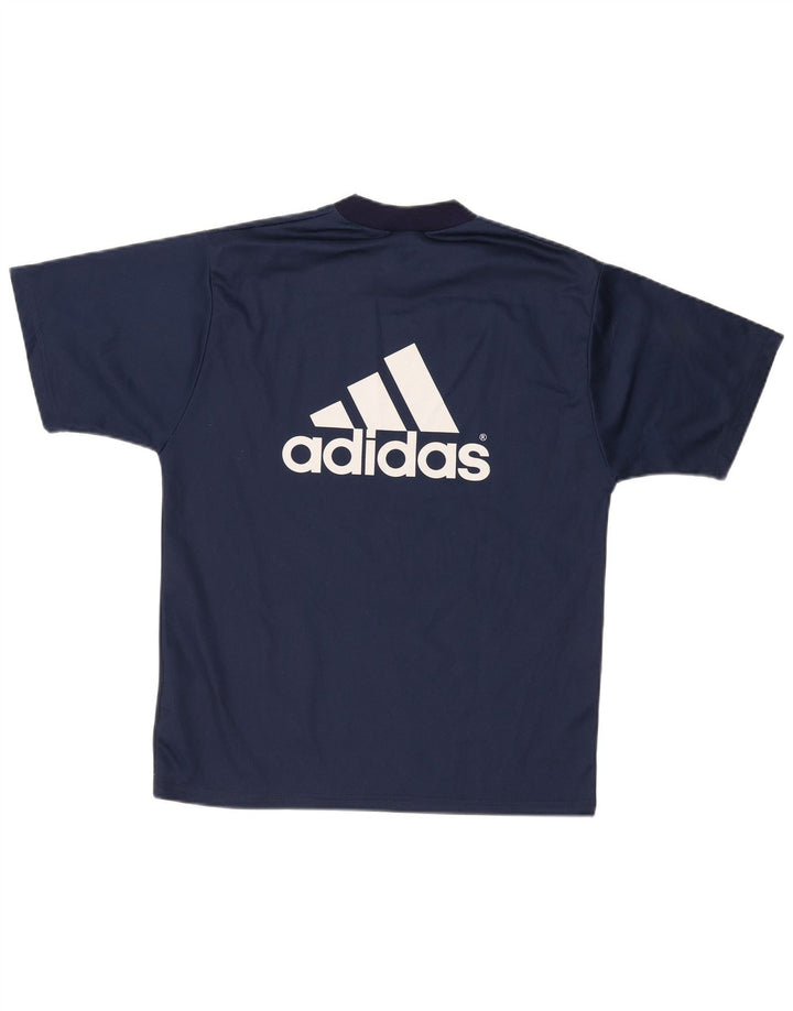 Adidas Herren Grafik T-Shirt Top Small Marineblau Polyester