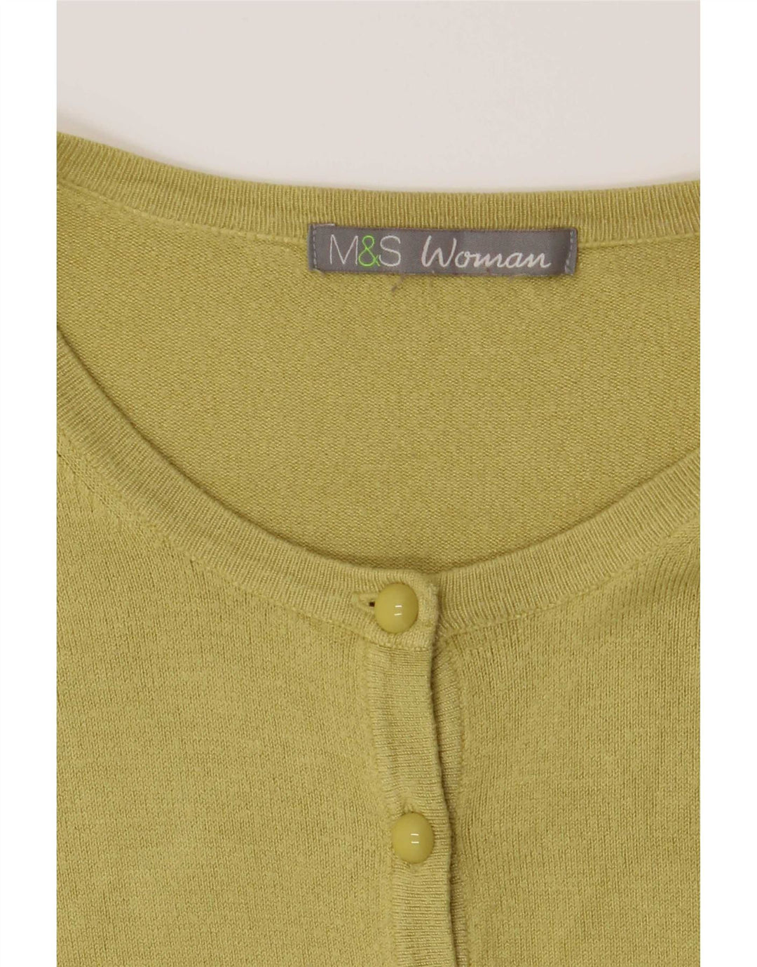 Marks & Spencer Damen Strickjacke UK 14 Mittelgrün