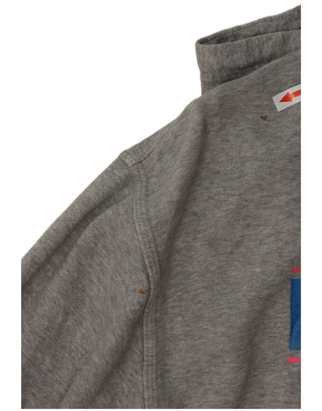 NIKE Herren-Kapuzenpullover mit Grafik, mittelgraue Baumwolle