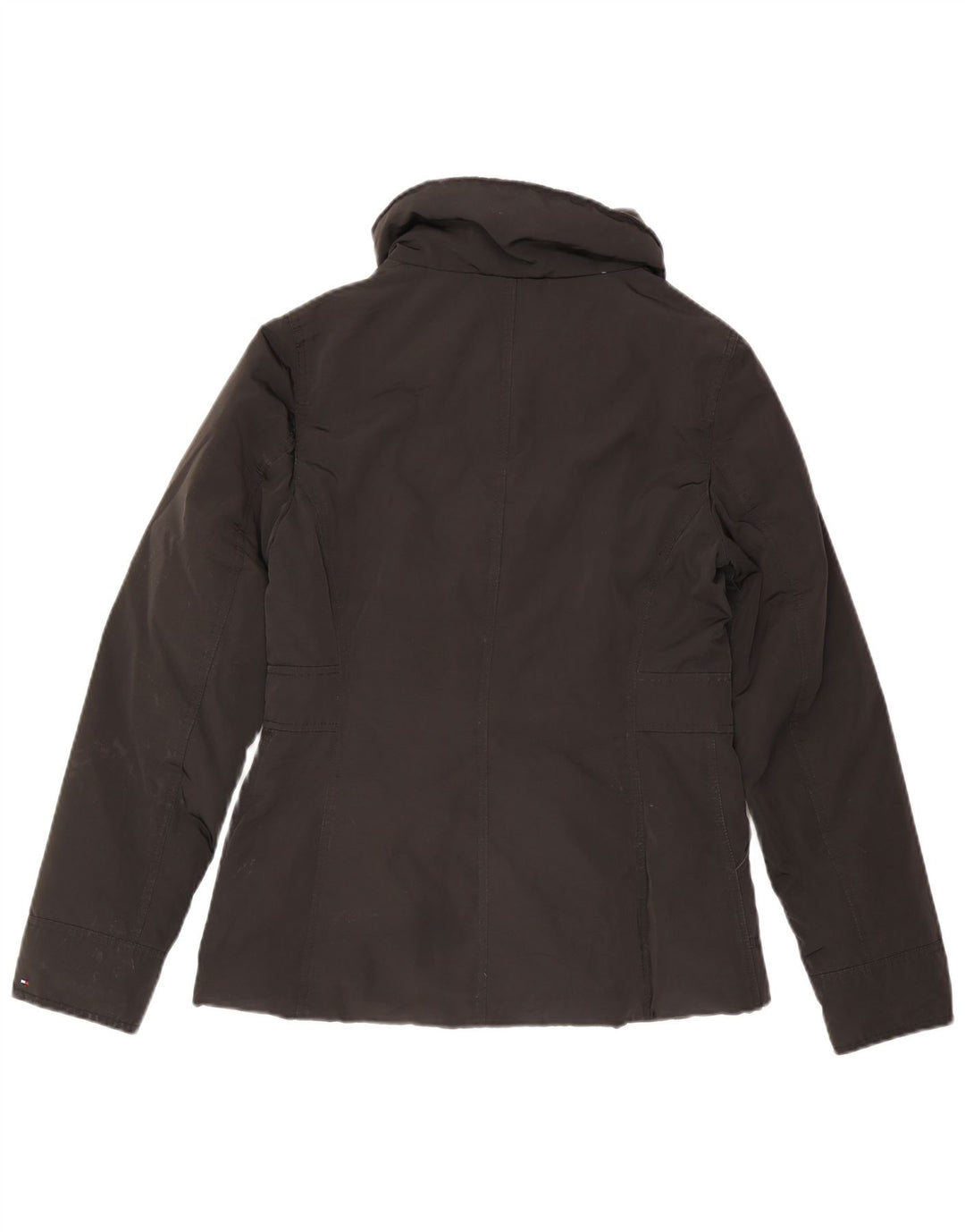 Tommy Hilfiger Damen Wattierte Jacke UK 14 Medium Schwarz Polyester