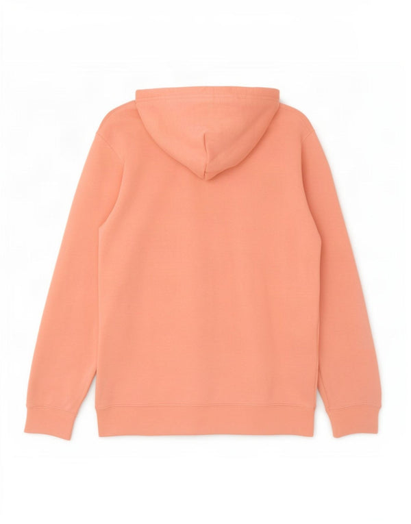 Champion Womens Graphic Hoodie Pullover UK 14 Mittelrosa Baumwolle