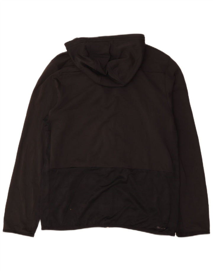 Adidas Herren-Trainingsanzug mit Kapuze, Jacke, mittelgroß, Schwarz