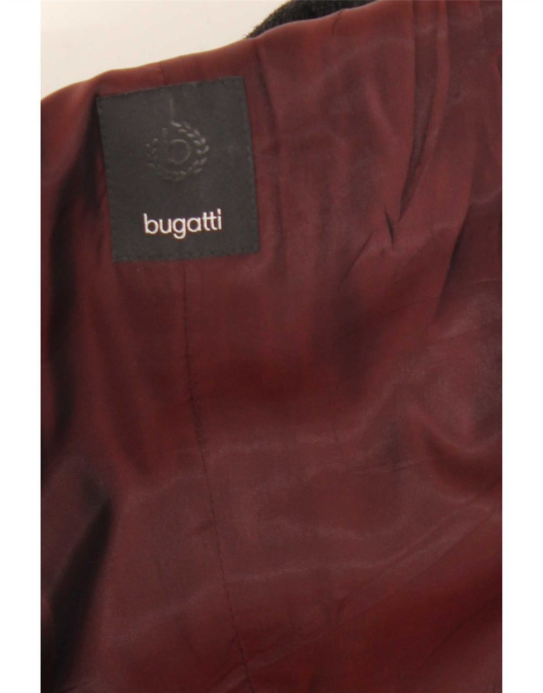 Bugatti Herrenmantel UK 42 XL Graue Wolle