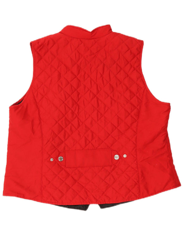 Chaps Damen Steppweste UK 18 XL Rot