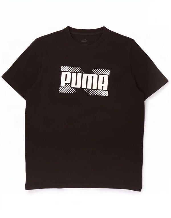 Puma Herren T-Shirt mit Grafik, Größe L, Schwarz