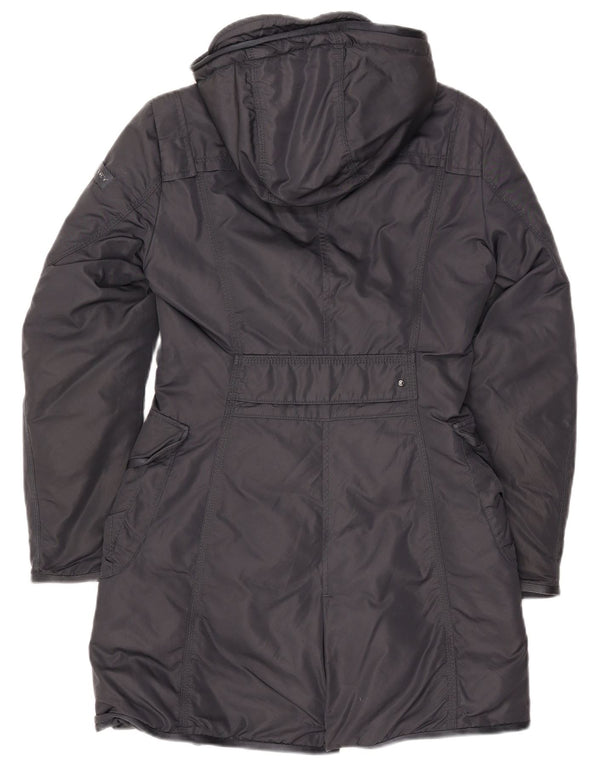 PEUTEREY Wattierter Damenmantel mit Kapuze IT 40 Small Marineblau Polyamid