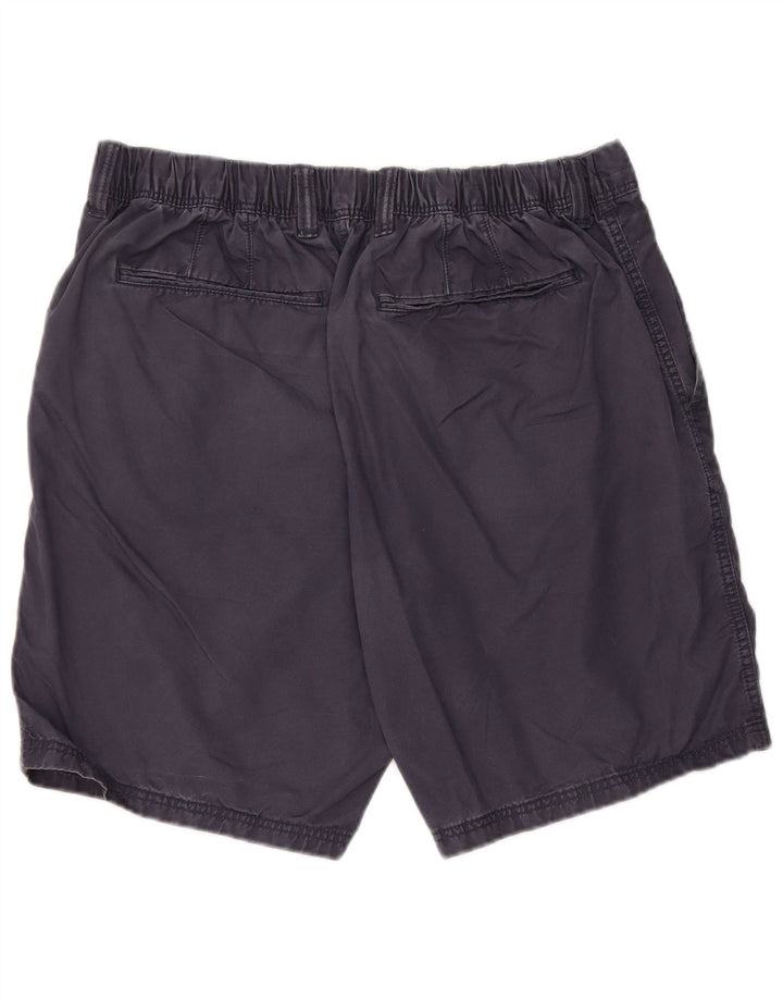 Marks & Spencer Herren-Chinoshorts W36, Größe L, Marineblau, Baumwolle