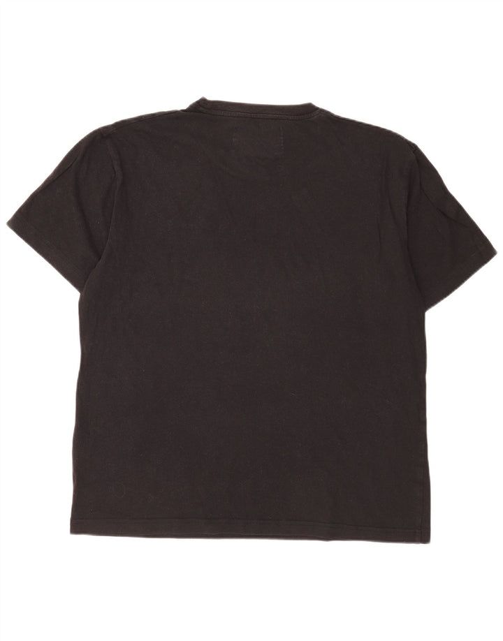 Champion Herren T-Shirt Top Large Schwarz Baumwolle