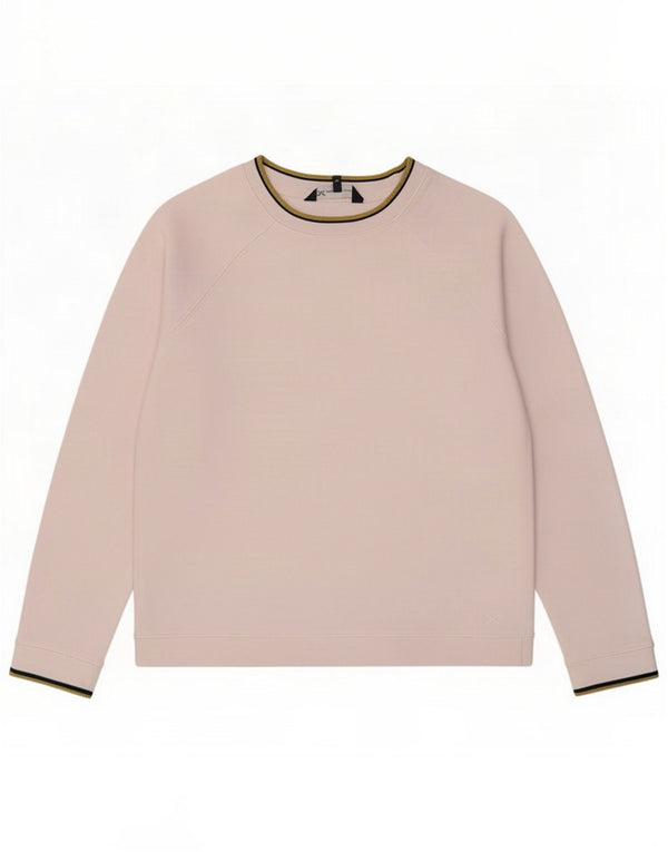 Crew Clothing Damen Sweatshirt Pullover UK 8 Small Pink Cotton