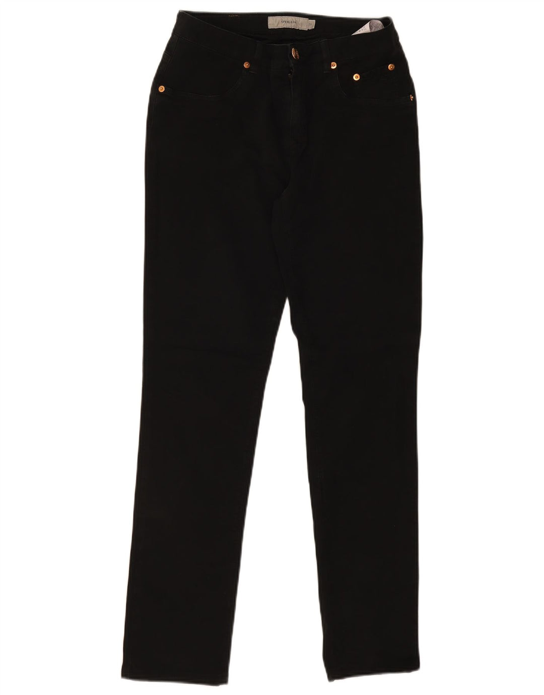 SIVIGLIA Damen Slim Jeans W31 L30 Schwarze Baumwolle