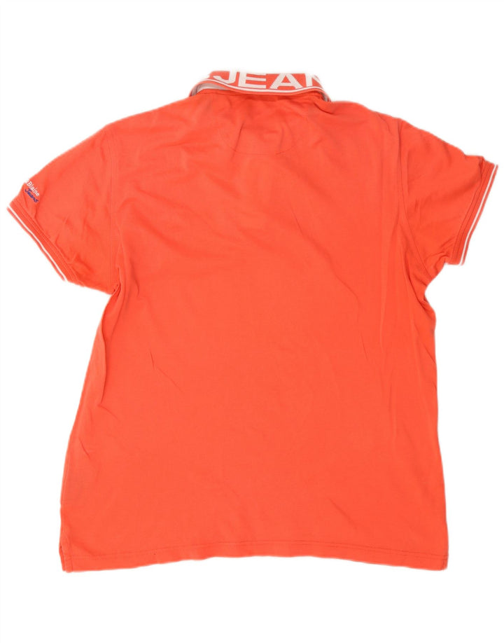 Harmont & Blaine Herren-Poloshirt mit Grafik, mittelorange Baumwolle