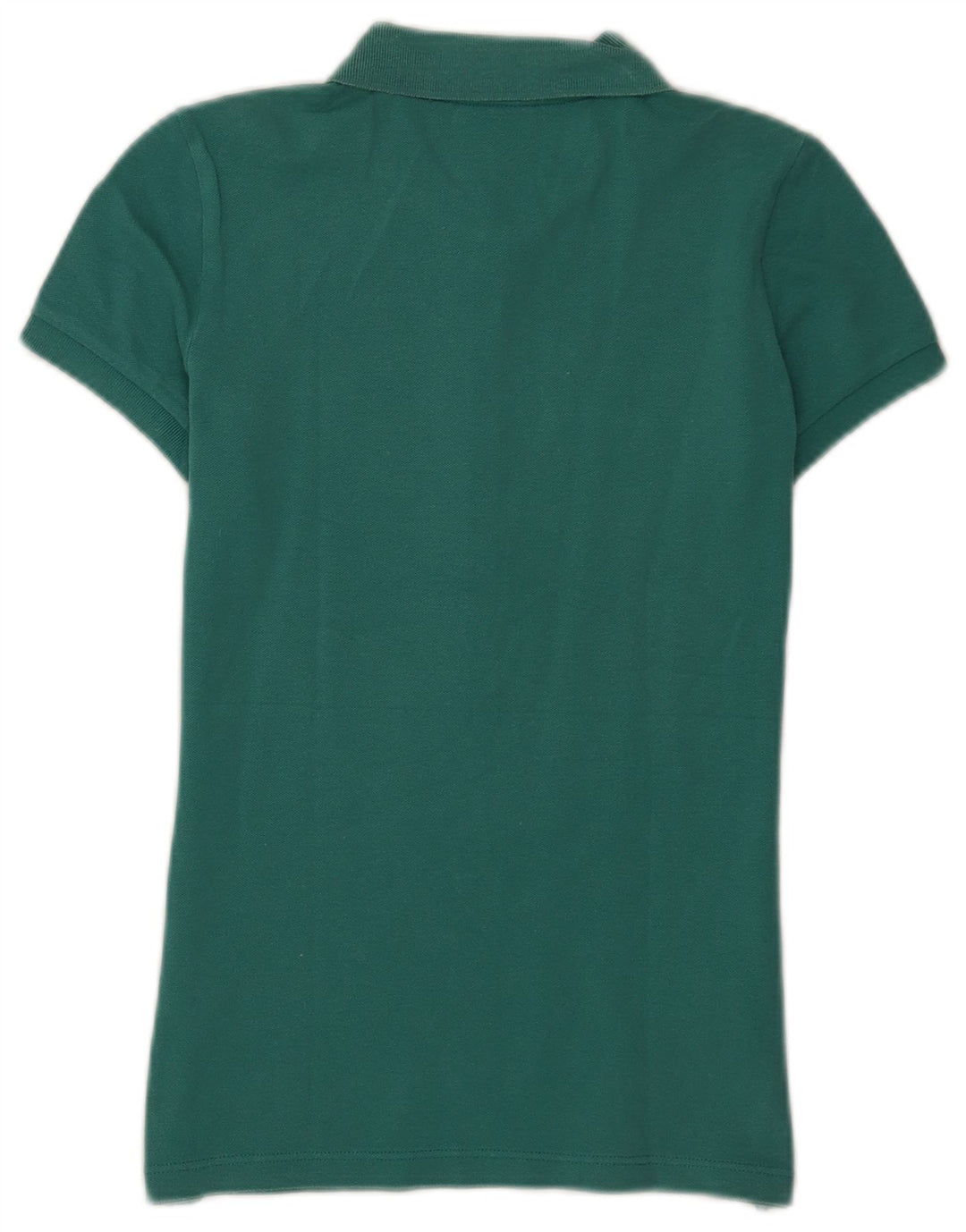 Lacoste Damen-Poloshirt, Größe 36, kleine türkisfarbene Baumwolle