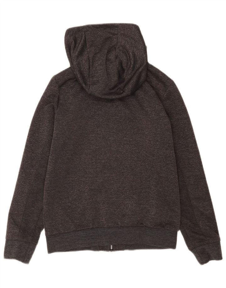 Ellesse Jungen-Kapuzenpullover mit normaler Passform und Reißverschluss, 9–10 Jahre, mittelgrau meliert