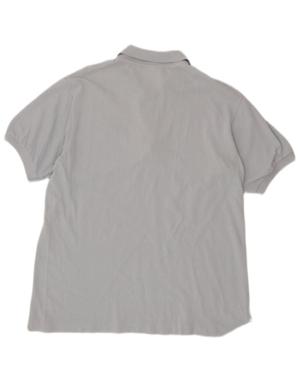 Lacoste Herren-Poloshirt, Größe 5, große graue Baumwolle