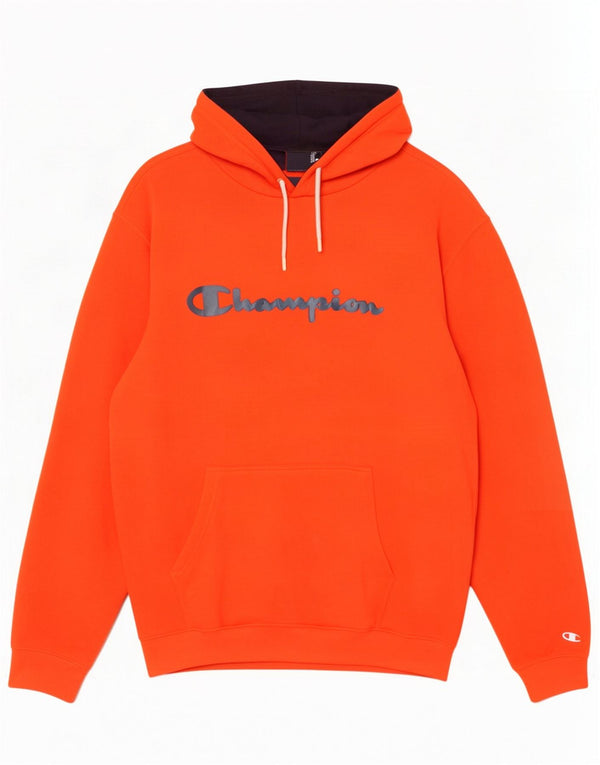 Champion Herren Graphic Hoodie Pullover 3XL Orange Baumwolle