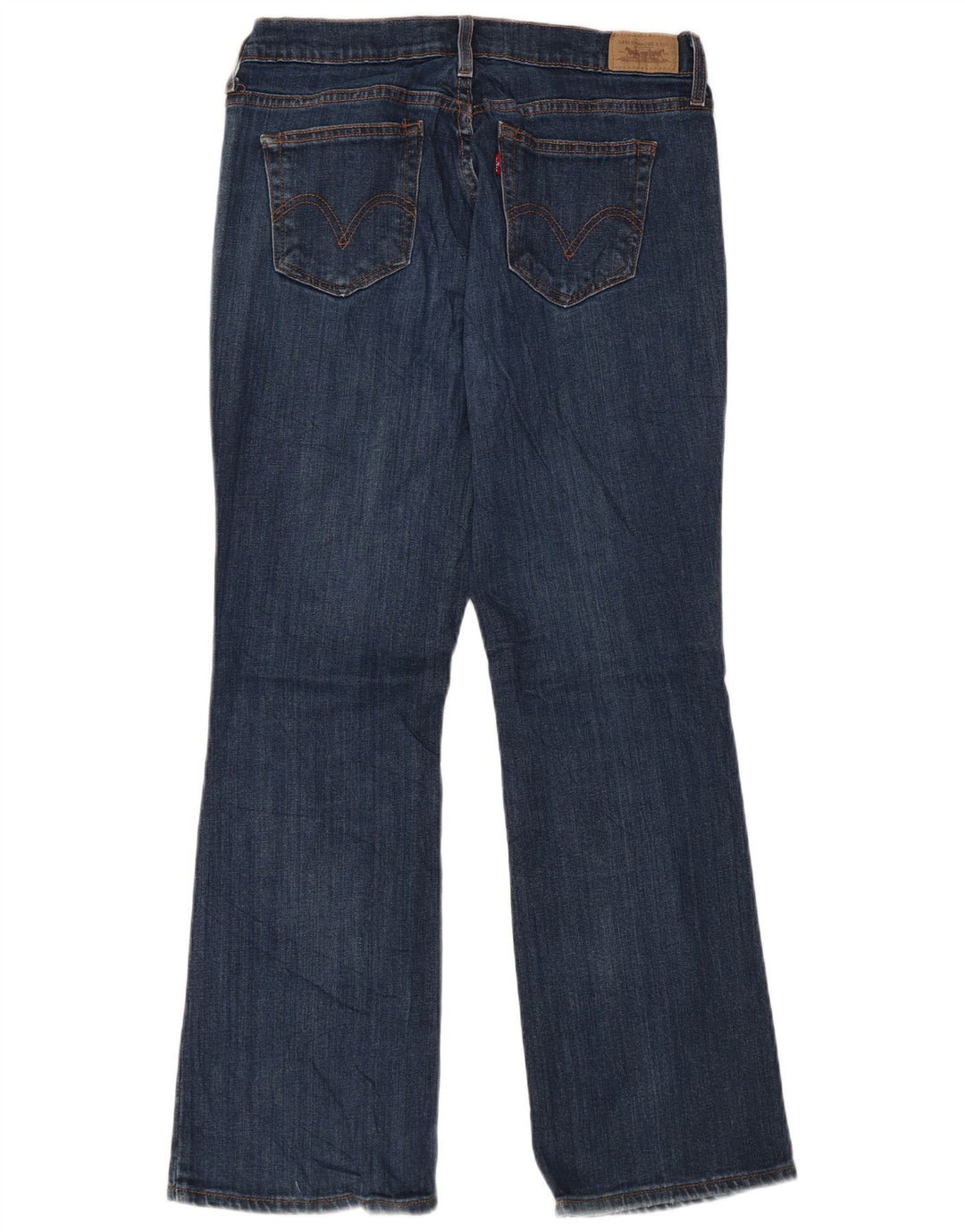 Levi's Damen 515 Bootcut Jeans US 10 Large W32 L30 Blaue Baumwolle