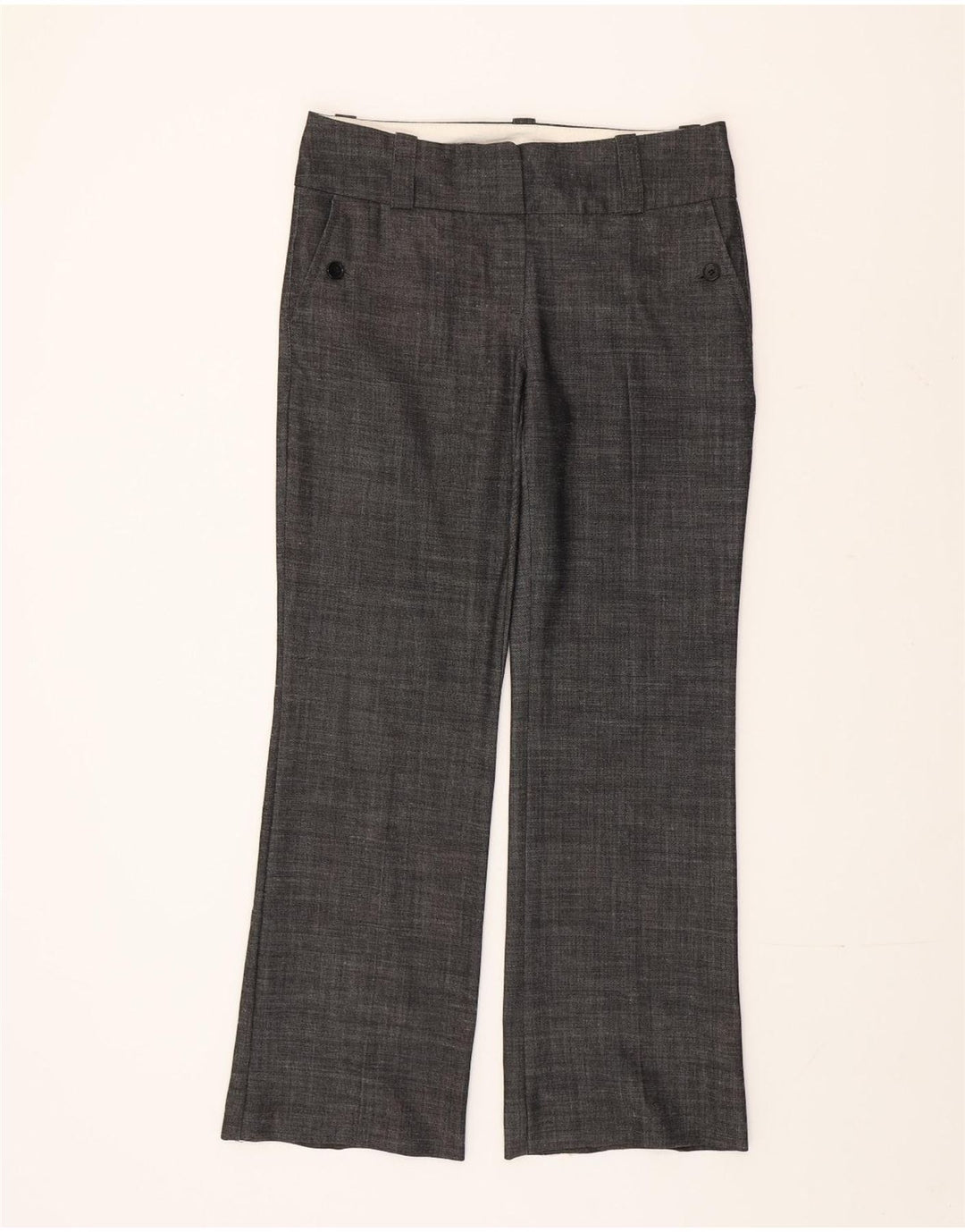 Monsoon Damen Bootcut Freizeithose UK 10 Small W32 L30 Grau Polyester