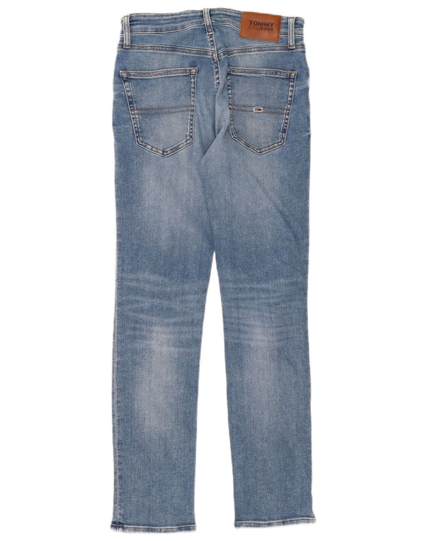 Tommy Hilfiger Damen Skinny Jeans W29 L32 Blaue Baumwolle