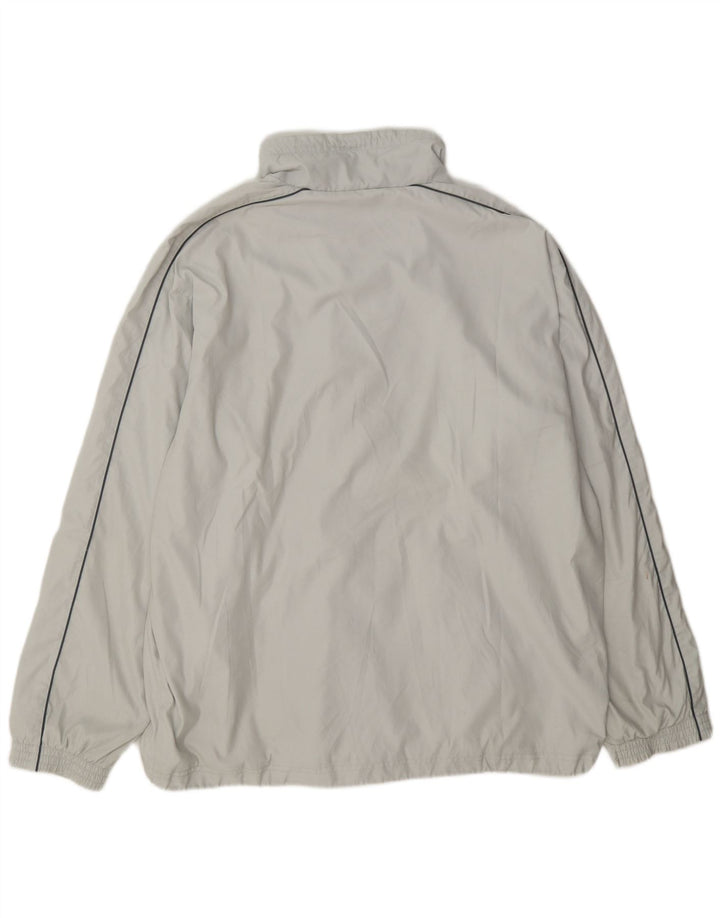 Champion Herren-Trainingsanzug-Top-Jacke XL, graues Polyester