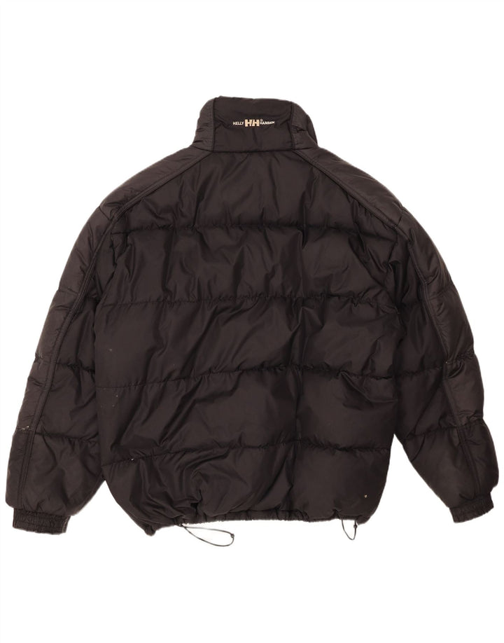 HELLY HANSEN Herren Wattierte Jacke UK 40 Large Schwarz Nylon