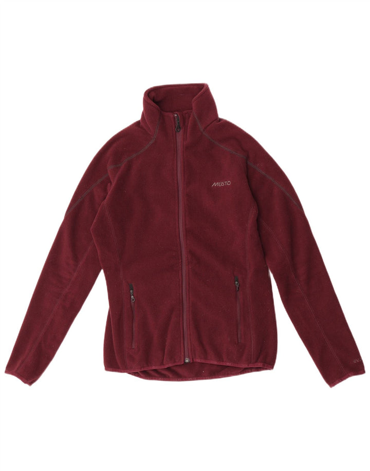 Musto Damen Fleecejacke UK 12 Medium Burgund Polyester