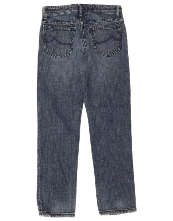 Jacob Cohen Mädchen Straight Jeans 10–11 Jahre W28 L24 Marineblaue Baumwolle