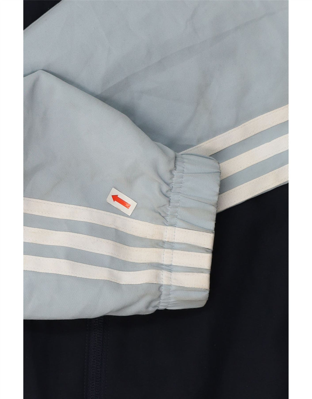 Adidas Herren-Trainingsanzug-Oberteil, Mittelgroßes marineblaues Farbblock-Polyester
