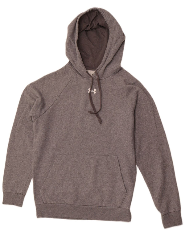 UNDER ARMOUR Herren Kapuzenpullover XS Grau Baumwolle