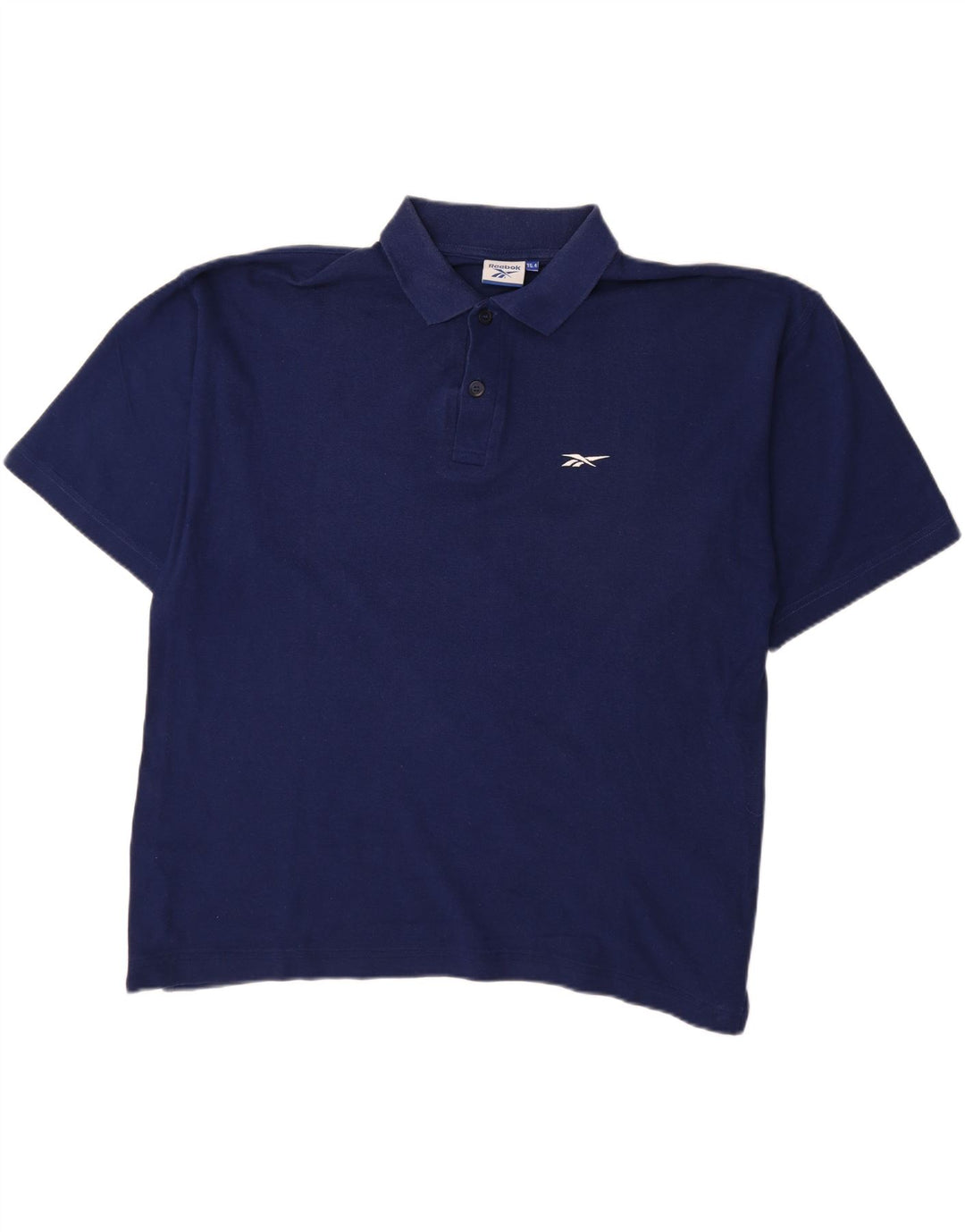 REEBOK Herren Poloshirt XL Marineblau Baumwolle