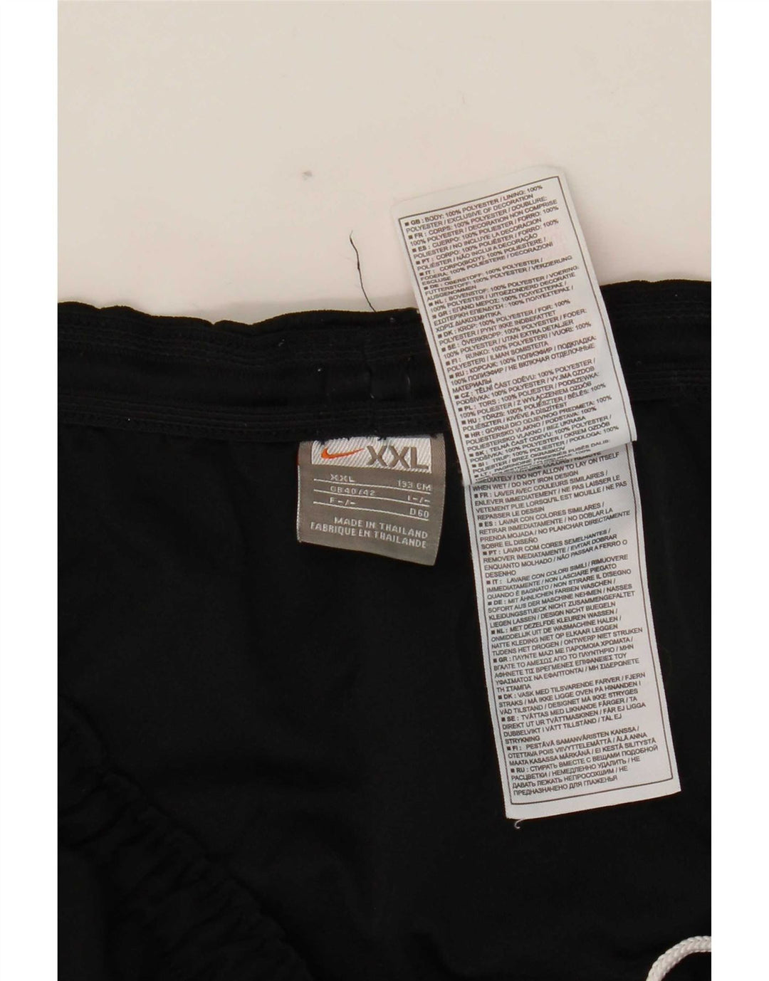 Nike Herren Sportshorts 2XL Schwarz Polyester