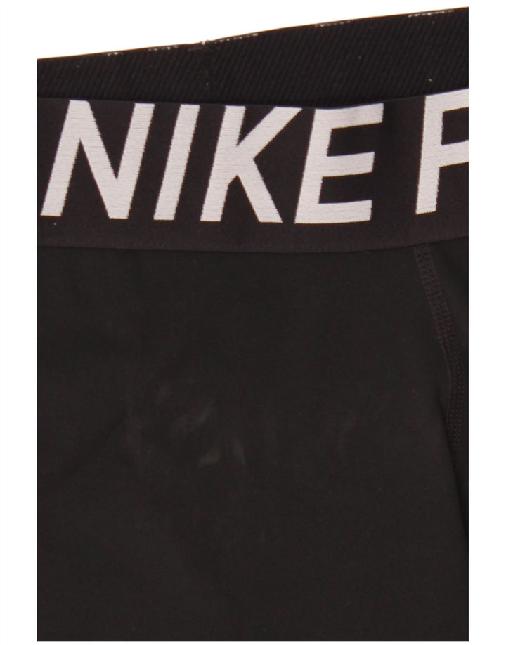 Nike Damen Graphic Sport Shorts UK 8 Small Schwarz