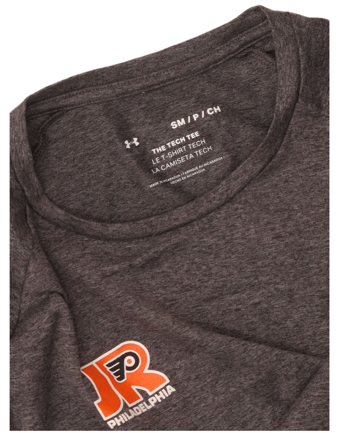 UNDER ARMOUR Herren Philadelphia T-Shirt Top Small Grau meliert