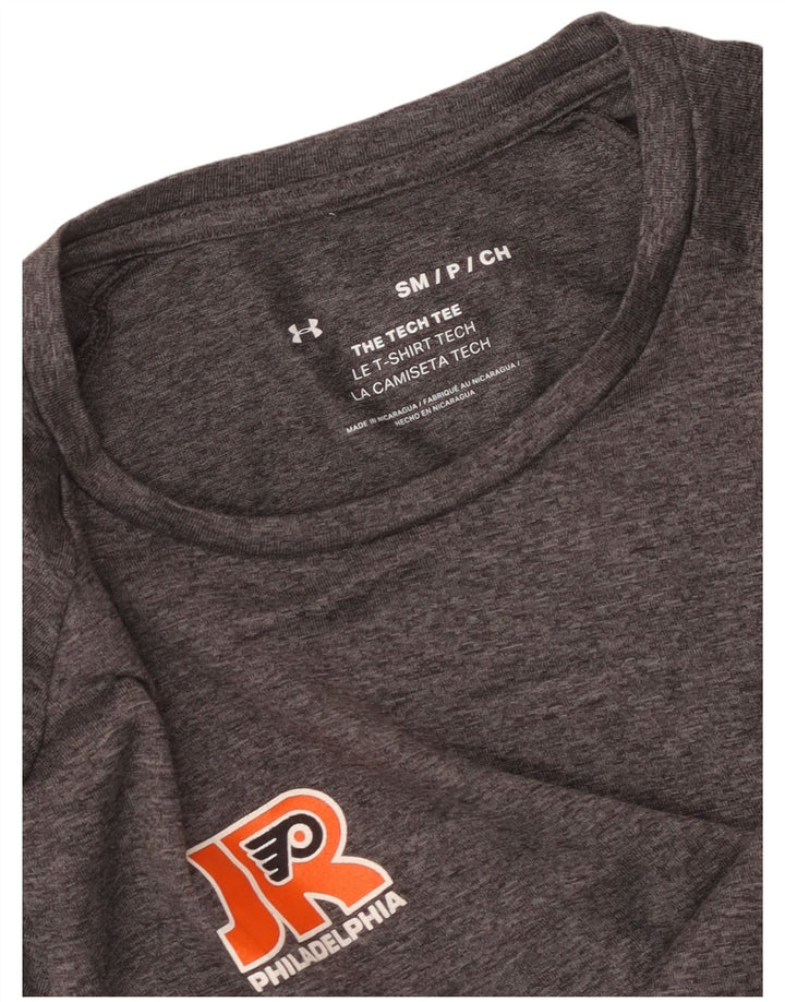 UNDER ARMOUR Herren Philadelphia T-Shirt Top Small Grau meliert