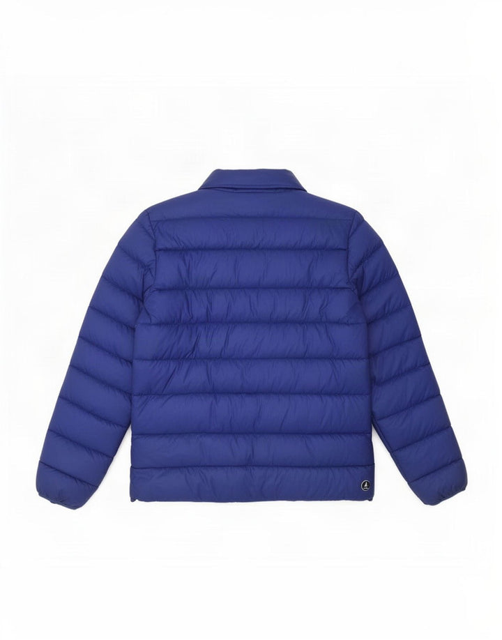 Best Company gepolsterte Herrenjacke UK 38 Mittelblaues Nylon