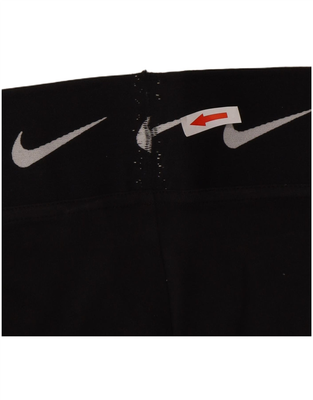 Nike Womens Graphic Leggings UK 10 Small Schwarz Baumwolle