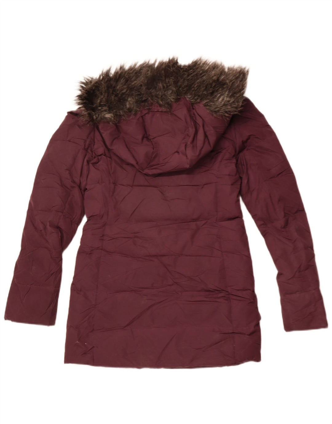 Jack Wills Gepolsterte, wattierte Jacke für Damen, UK 8, Größe S, Burgunderrot, Polyester