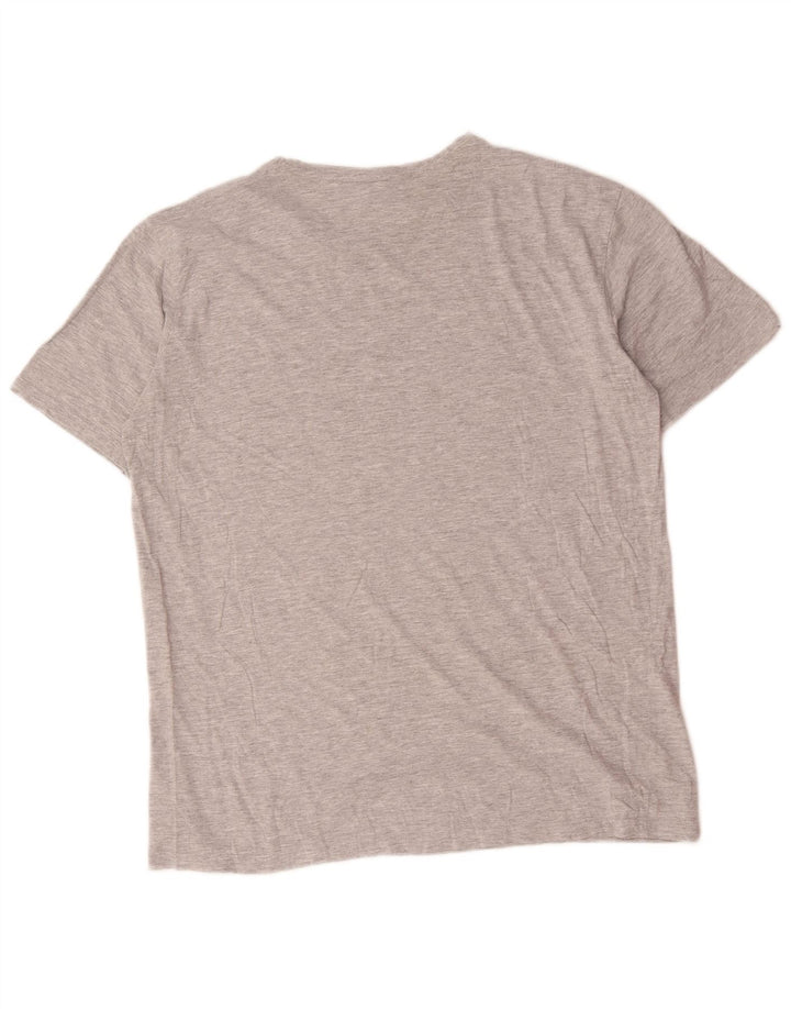 Lotto Herren Grafik T-Shirt Top 2XL Grau meliert