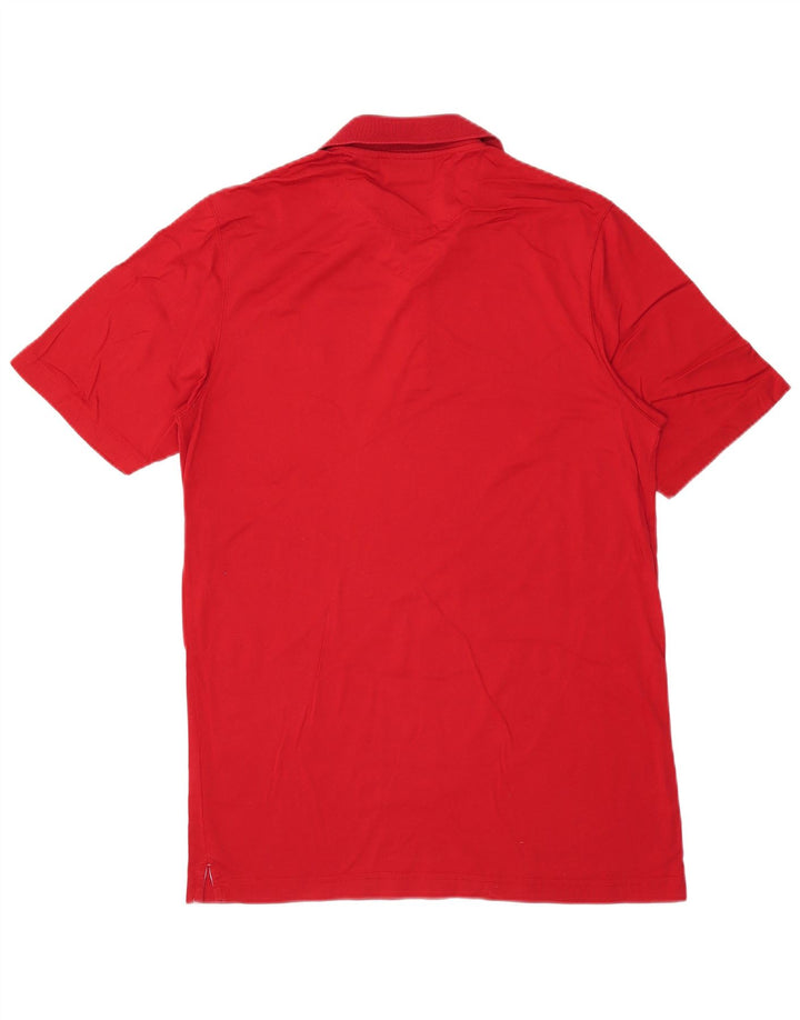 Chaps Herren-Golf-Poloshirt, Größe S, aus roter Baumwolle