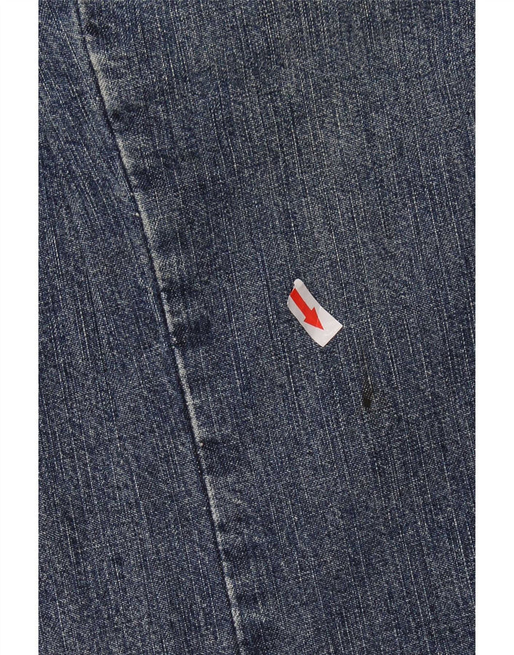 Calvin Klein Herren Straight Jeans W34 L31 Blaue Baumwolle