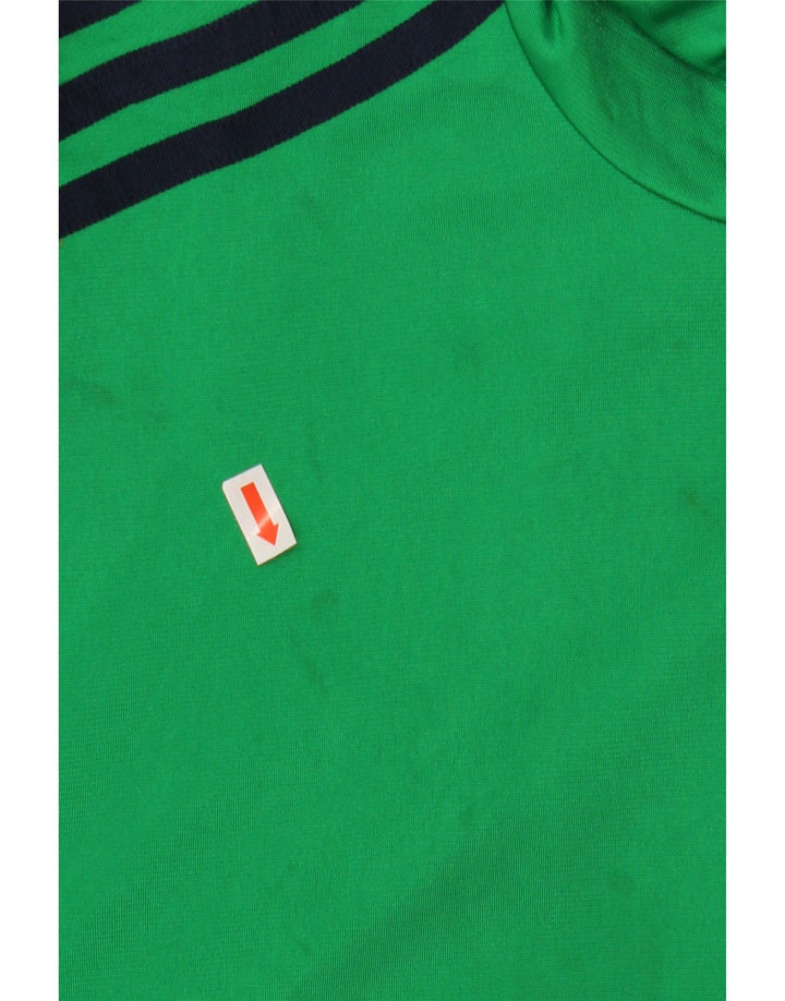 Adidas Damen Graphic Trainingsanzug Top Jacke EU 40 Mittelgrünes Polyester