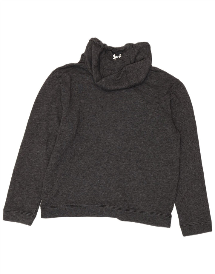UNDER ARMOUR Herren-Kapuzenpullover mit lockerer Passform und Grafik, groß, grau gefleckt