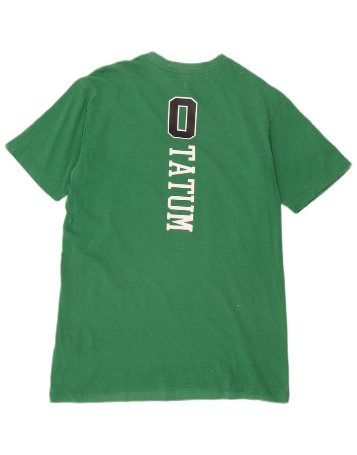 NBA Herren Celtics Grafik-T-Shirt aus mittelgrüner Baumwolle