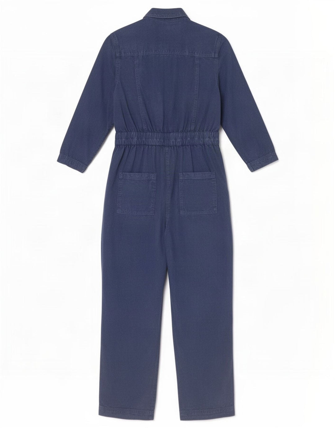 Marks & Spencer Damen-Overall mit langen Ärmeln, Gr. 8, Blau, Lyocell