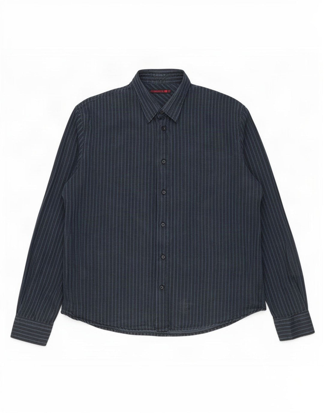 Levi's Herrenhemd 2XL Marineblau gestreift aus Baumwolle