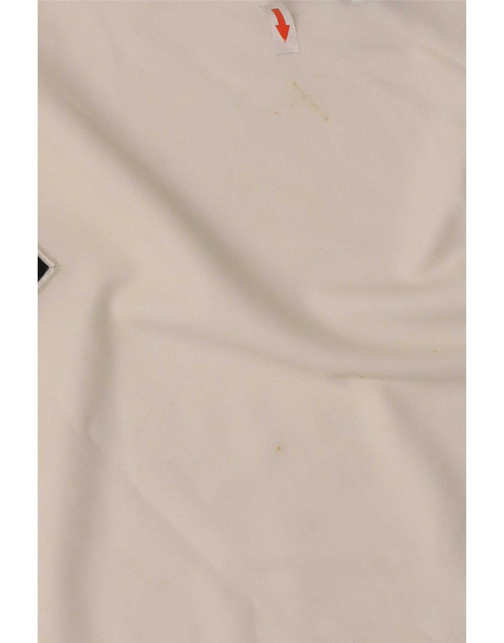 Lotto Herren-T-Shirt mit Grafik, XL, weißes Colourblock-Polyester