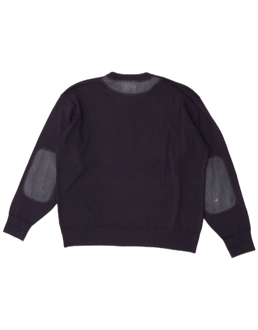 Blue Drake Herren-Pullover mit grafischem Rundhalsausschnitt, Größe L, Marineblau