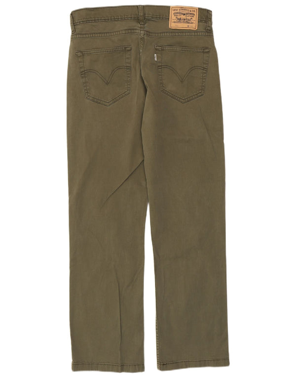 Levi's Herren 752 Straight Jeans W33 L30 Khaki Baumwolle